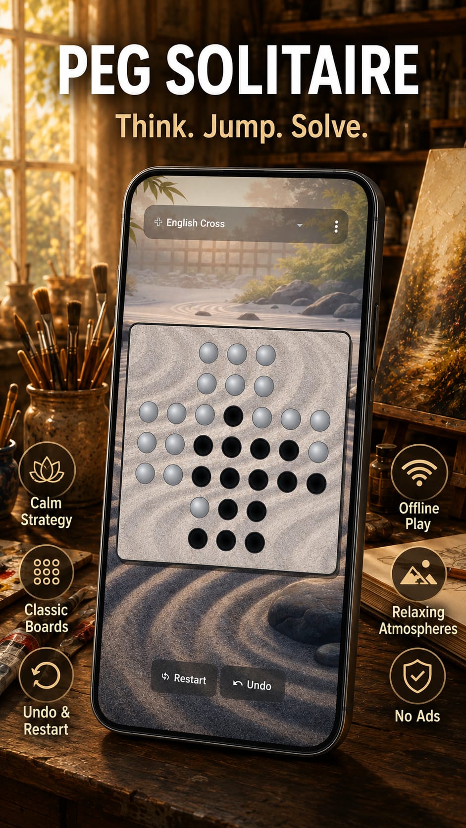 Peg Solitaire screenshot