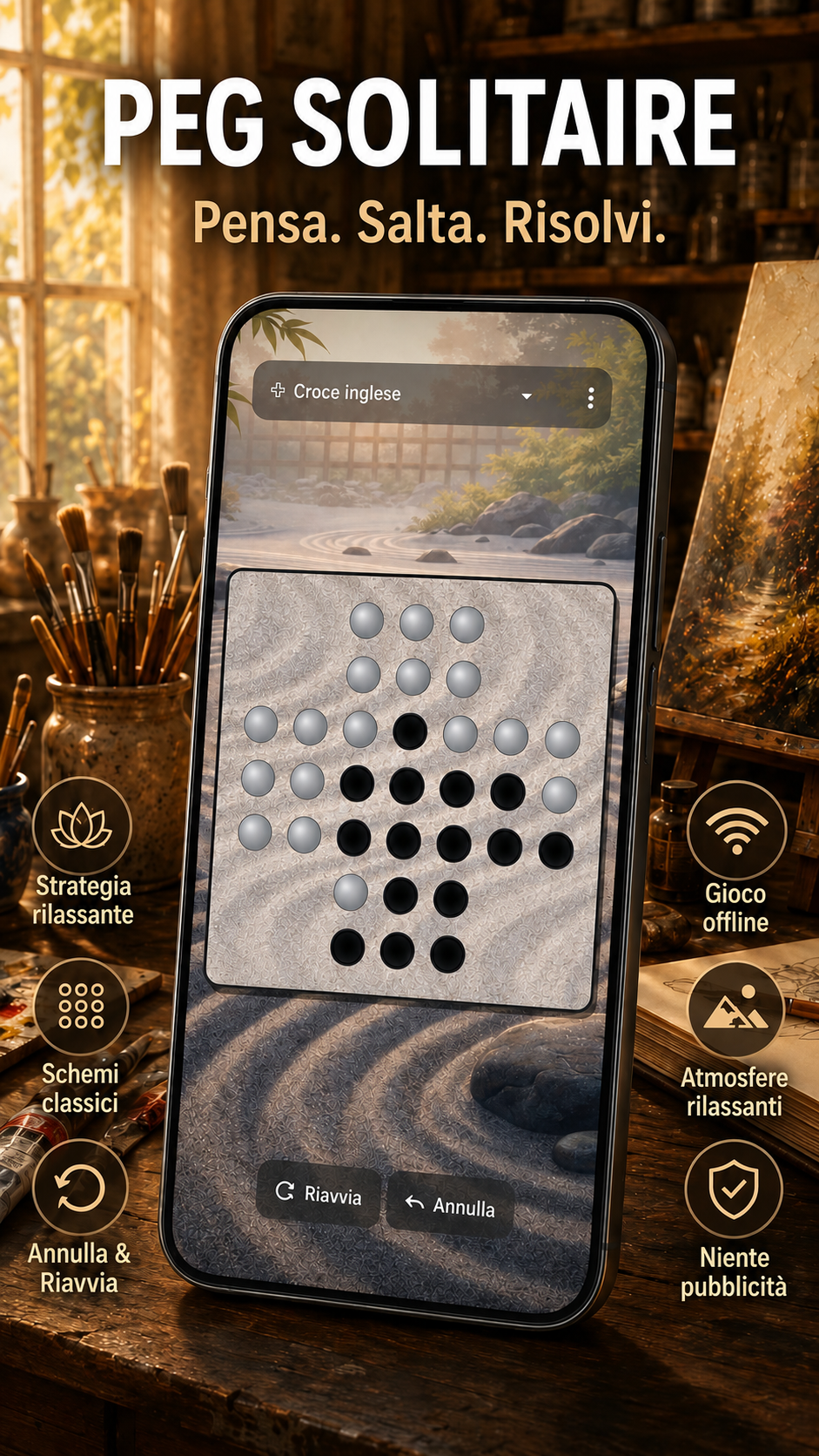 Peg Solitaire screenshot