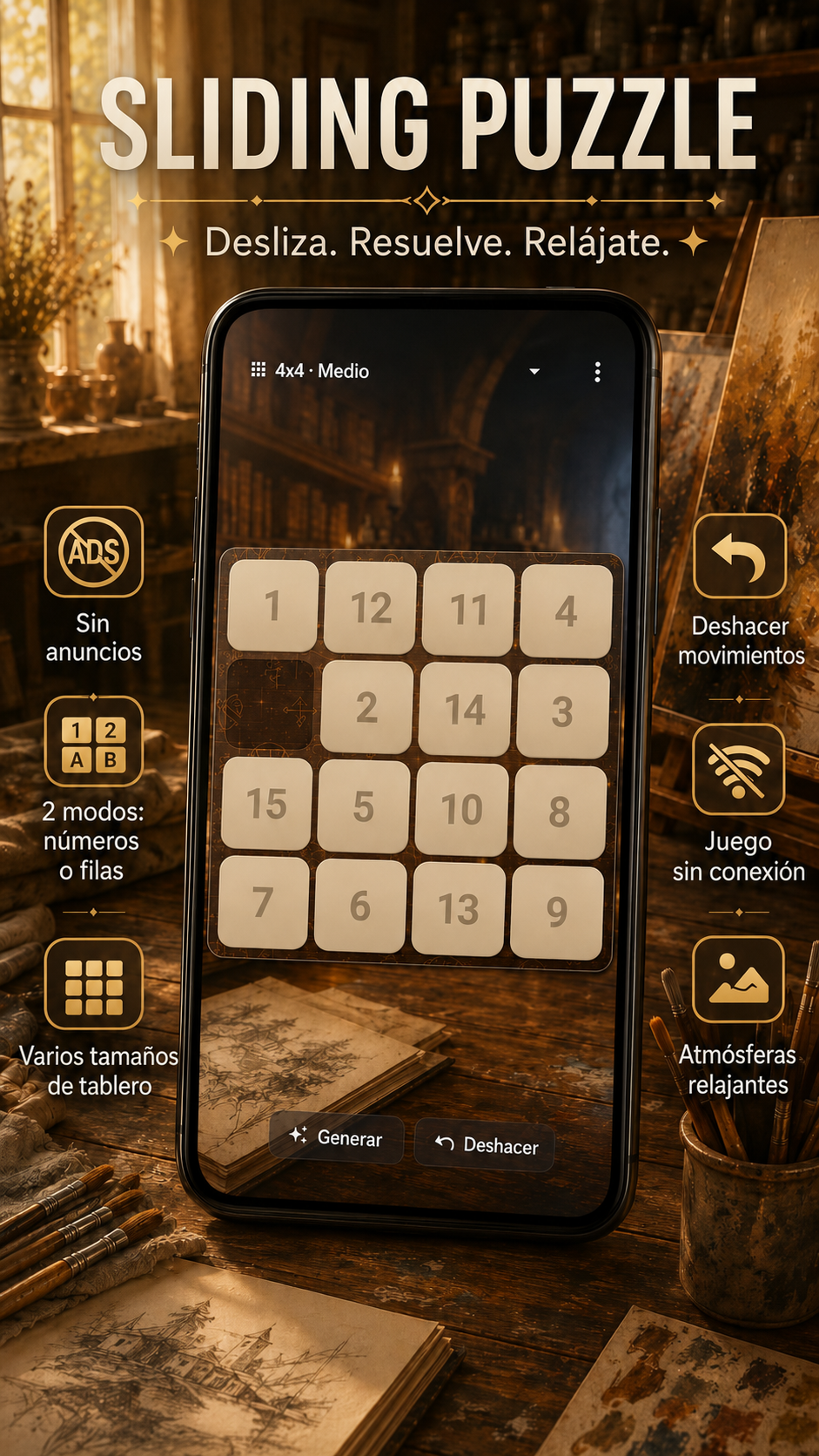 Sliding Puzzle screenshot